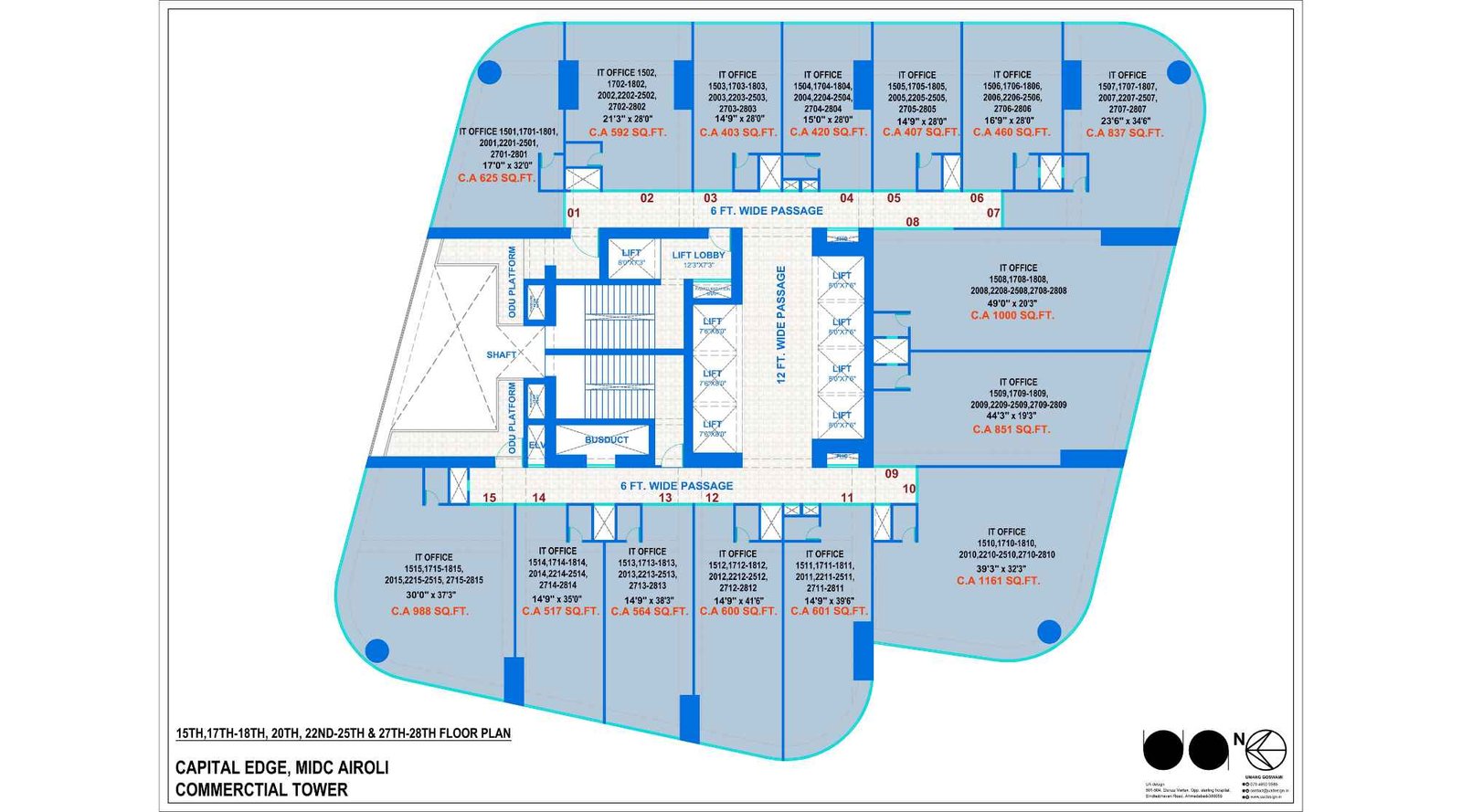 Jindal-Today-Capital-Edge-Codename-Obliq-15th-to-28th-Floor-Plan