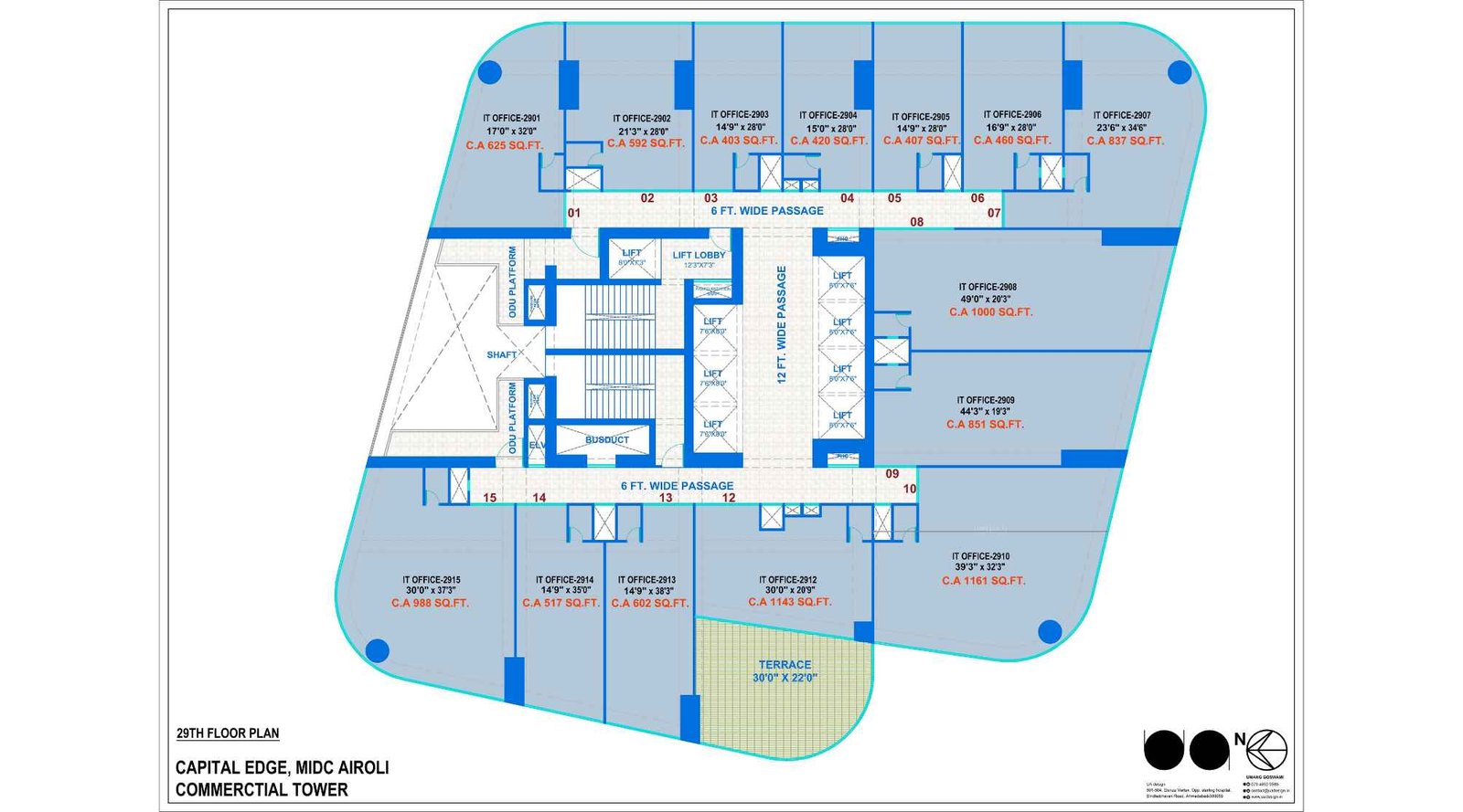 Jindal-Today-Capital-Edge-Codename-Obliq-29th-Floor-Plan